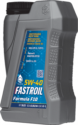 Fastroil Formula F10 5W-40 - 3