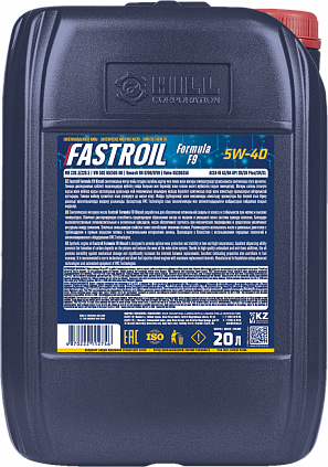 Fastroil Formula F9 – 5W-40 - 1