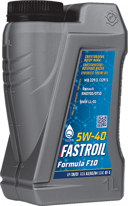 Fastroil Formula F10 5W-40 - 2